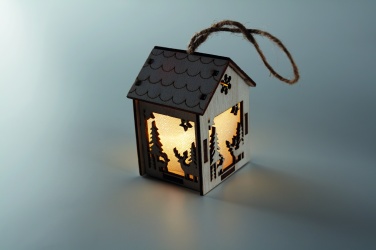 Logo trade corporate gifts picture of: MDF house with light