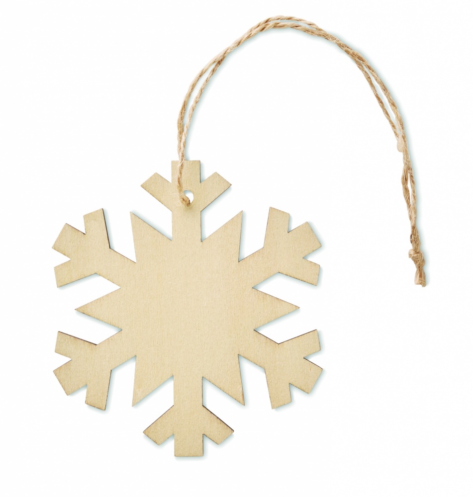 Logotrade business gift image of: Snowflake Tree hanger