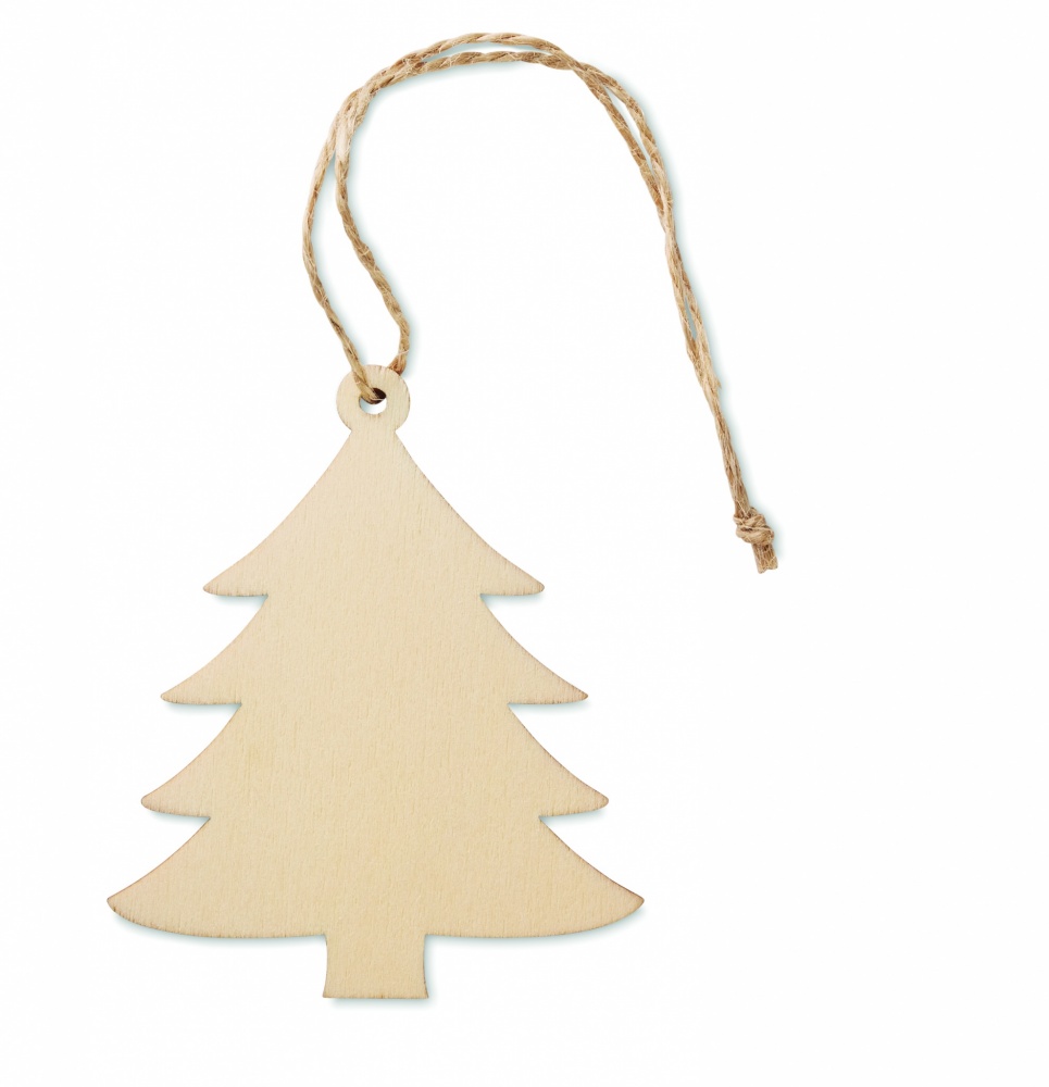 Logotrade promotional gift image of: Wooden Tree shaped hanger