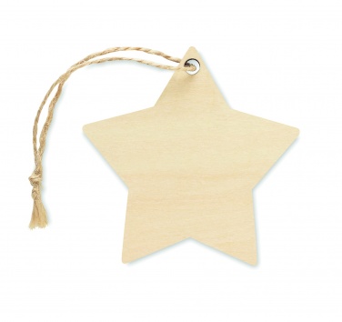 Logotrade promotional giveaway image of: Christmas ornament star