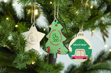 Logo trade promotional merchandise photo of: Christmas ornament tree