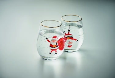 Logo trade promotional products picture of: Set of 2 Christmas glasses