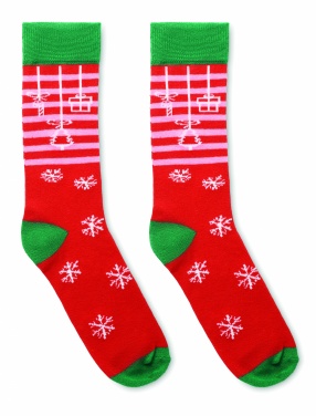 Logo trade advertising products image of: Pair of Christmas socks L