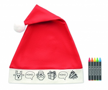 Logo trade corporate gifts image of: Kids Santa hat