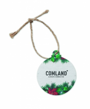 Logotrade promotional items photo of: Seed paper Xmas ornament