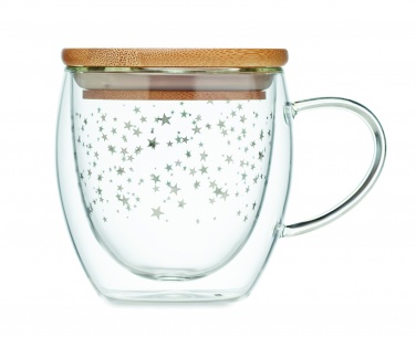 Logo trade promotional merchandise image of: Double wall borosilicate mug