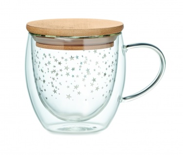 Logo trade advertising products picture of: Double wall borosilicate mug