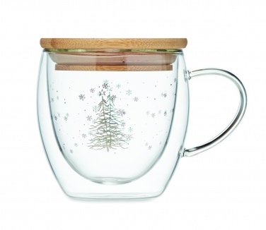 Logotrade promotional item image of: Double wall borosilicate mug