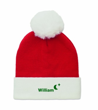 Logo trade promotional product photo of: Christmas knitted beanie