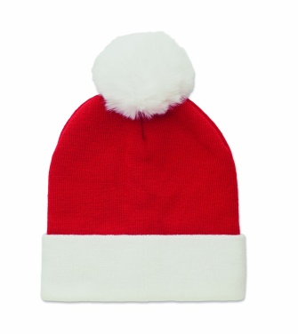 Logo trade corporate gifts picture of: Christmas knitted beanie