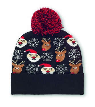 Logo trade advertising products image of: Christmas knitted beanie