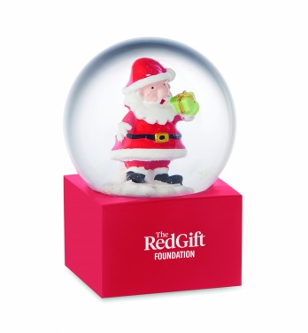 Logo trade advertising products picture of: Small snow ball glass ornament