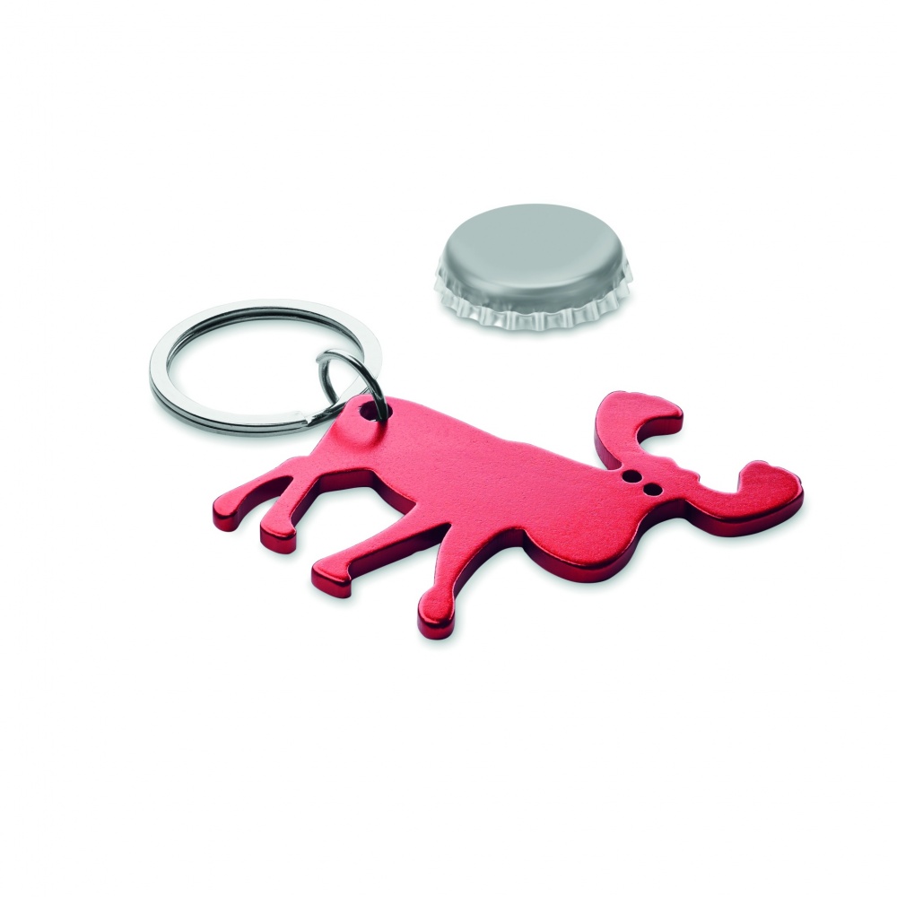 Logotrade promotional item picture of: Recycled aluminium key ring Pori