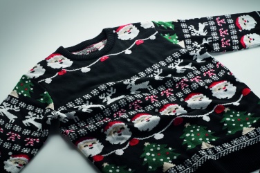 Logo trade business gift photo of: Christmas LED sweater S/M