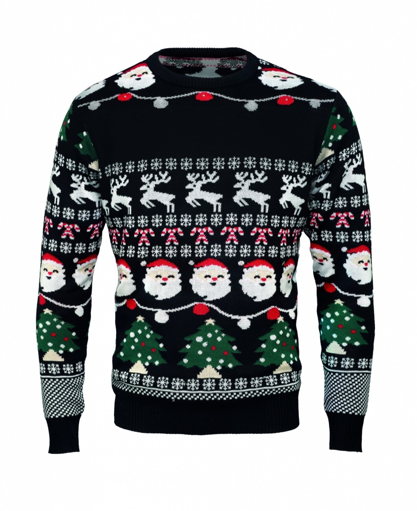 Logo trade promotional giveaways image of: Christmas LED sweater L/XL