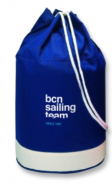 Logo trade promotional giveaways picture of: Cotton duffle bag bicolour