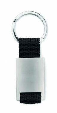 Logotrade promotional giveaway picture of: Metal rectangular key ring Espoo