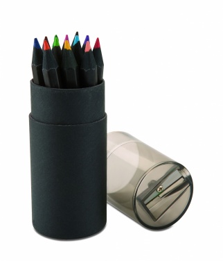 Logotrade promotional giveaway picture of: Black colouring pencils