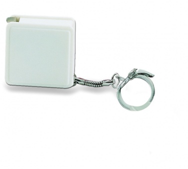 Logo trade corporate gifts image of: Key ring w/ flexible ruler 1m, Vantaa