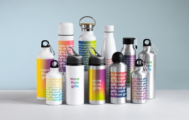 Logo trade promotional gifts picture of: Aluminium bottle 600 ml