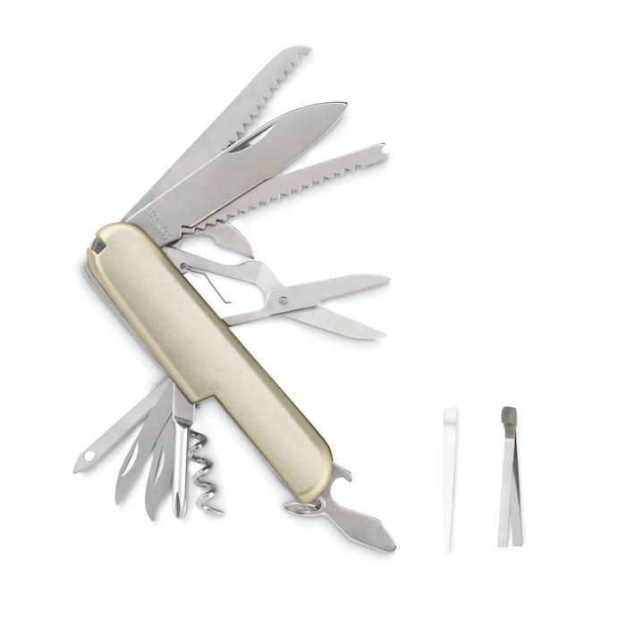 Logo trade business gifts image of: Multi-function pocket knife