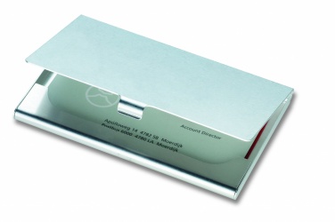 Logotrade corporate gift picture of: Aluminium business card holder