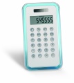 8 digit calculator, Transparent Blue