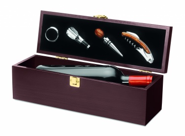 Logo trade promotional merchandise picture of: Wine set in wine box