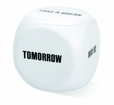 Logo trade promotional item photo of: Anti-stress decision dice