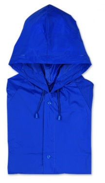 Logo trade promotional giveaways image of: PVC raincoat with hood