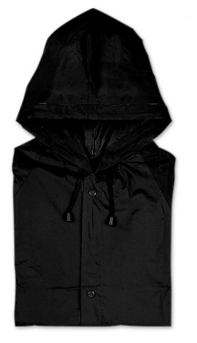 Logo trade promotional items image of: PVC raincoat with hood