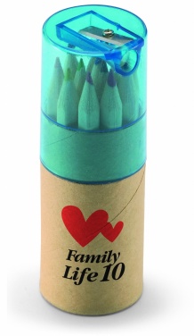 Logo trade advertising products image of: 12 coloured pencils