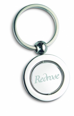 Logo trade promotional item photo of: Globe metal key ring  WORLD