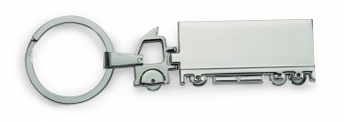 Logo trade business gifts image of: Truck metal key ring Oulu