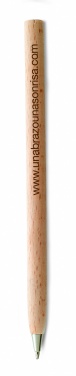 Logo trade promotional products picture of: Wooden ball pen