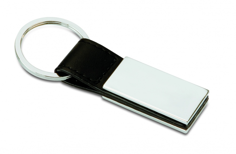 Logotrade promotional product picture of: PU and metal key ring