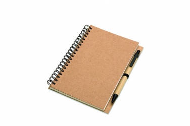 Logo trade corporate gifts picture of: B6 Recycled notebook with pen