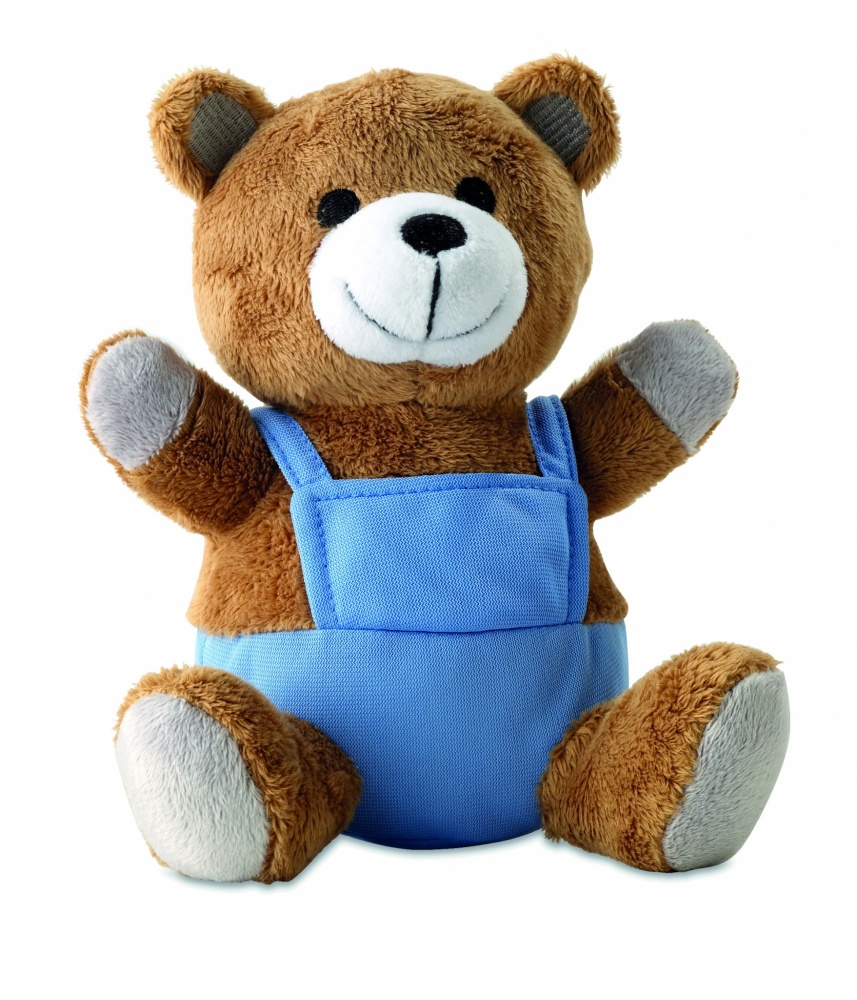 Logo trade advertising products image of: Bear plush w/ advertising pants