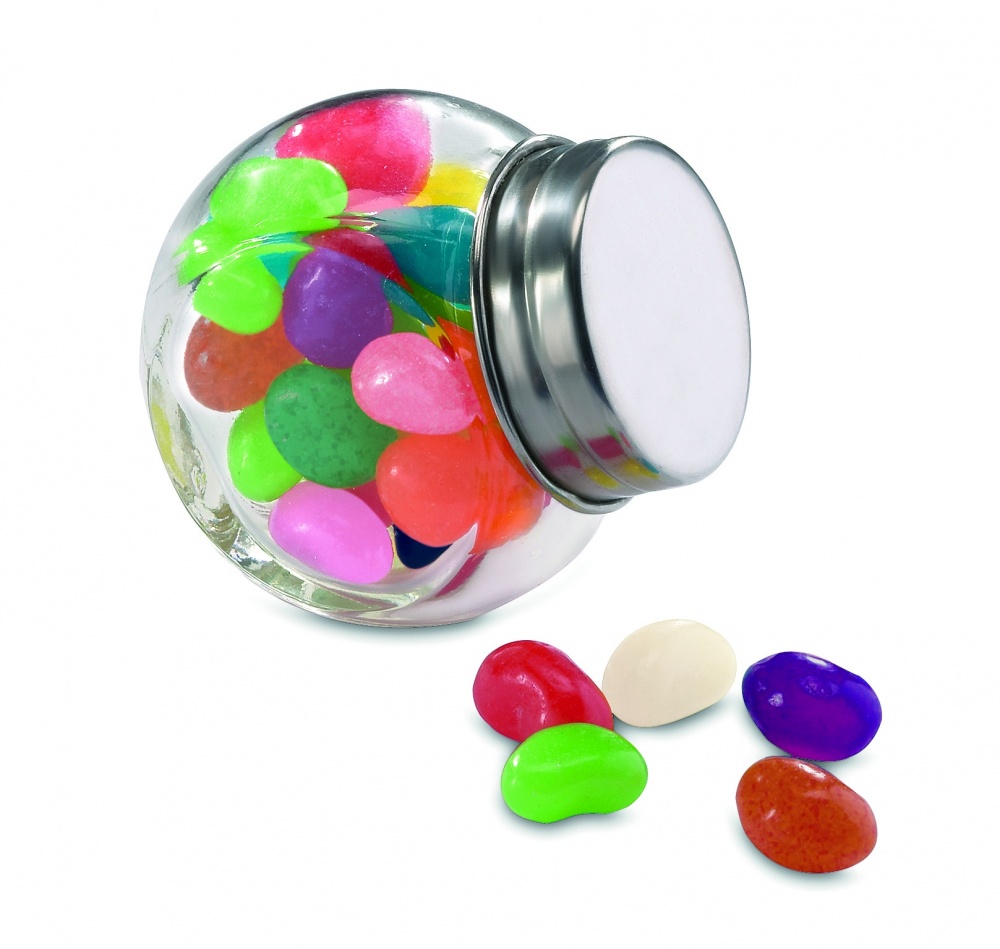 Logotrade promotional giveaway picture of: Glass jar with jelly beans