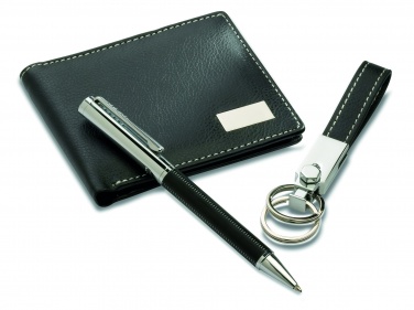 Logotrade advertising product image of: Ball pen key ring and wallet Lappeenranta