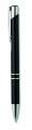 Push button pen with black ink, Black