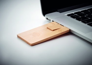 Logotrade promotional item image of: 16GB bamboo casing USB