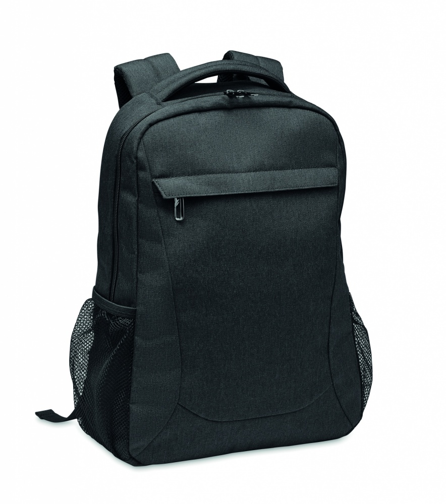 Logo trade promotional merchandise image of: 600D RPET laptop backpack