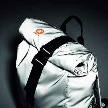 Logotrade promotional giveaway image of: Reflective Rolltop backpack