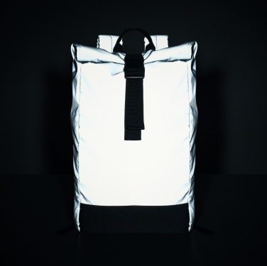 Logotrade promotional merchandise image of: Reflective Rolltop backpack