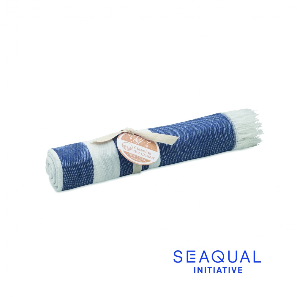 Logo trade corporate gifts picture of: SEAQUAL® hammam towel 70x140cm