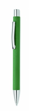 Logo trade promotional giveaways image of: Recycled paper push ball pen