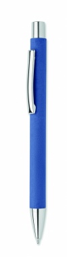 Logo trade advertising products picture of: Recycled paper push ball pen