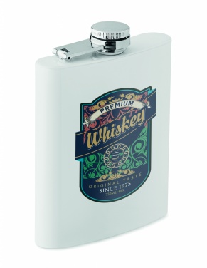 Logo trade promotional giveaways image of: Sublimation slim hip flask