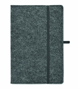 Logotrade promotional merchandise picture of: A5 notebook RPET felt